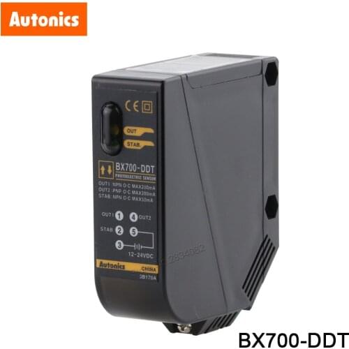 Autonics 12-24VDC plastic photoelectric switch 700mm Photo sensor BX700-DDT diffuse reflective NPN transistor