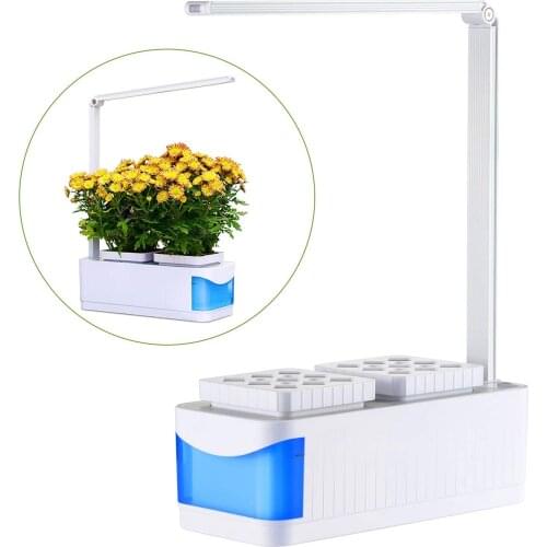 Hydroponics Growing System Indoor Smart Herb Garden With Full Spectrum LED Plant Grow Lights Auto Timer For Home Indoor Plants
