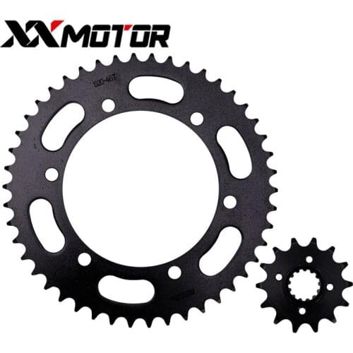 A Set Front And Rear Chain Sprocket Gear Disc Wheel Kit For Kawasaki ZXR250 ZXR 250 Motorcycle Accessories