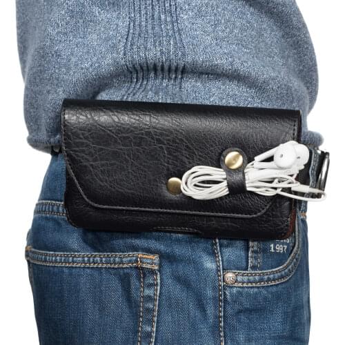 For Xiaomi Redmi Note 2 PRIME 3 PRO 4 4X 5A 6 PRO 7 PRO 7S Leather cover Waist pocket mobile phone case