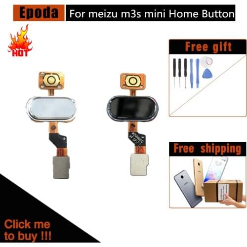 Meizu M3S Home Button FingerPrint Touch ID Sensor Flex Cable Ribbon Replacement Parts MEIZU M3S Button Key Black/White/Golden