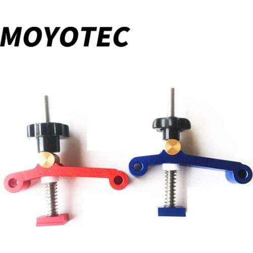 MOYOTEC 2PCS Clamping Blocks Platen Woodworking ToolsNew Aluminum Alloy T-track Clamping Blocks Special Improved Woodworking