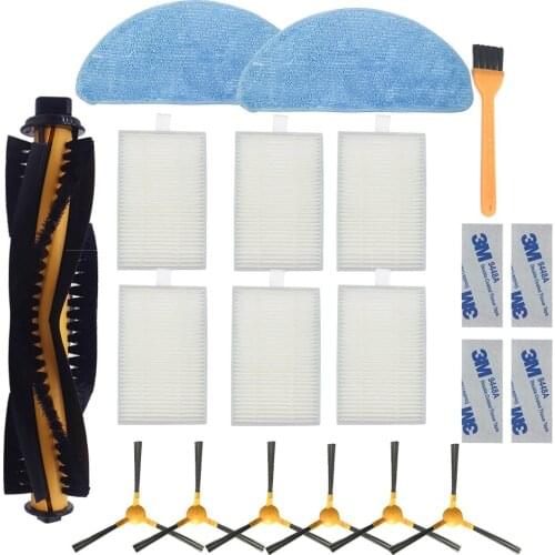 Side Brush HEPA Filter Mop cloth for Proscenic 800T 820S for LIECTROUX C30B Vacuum Cleaner Cleaning Filter Accessories kit