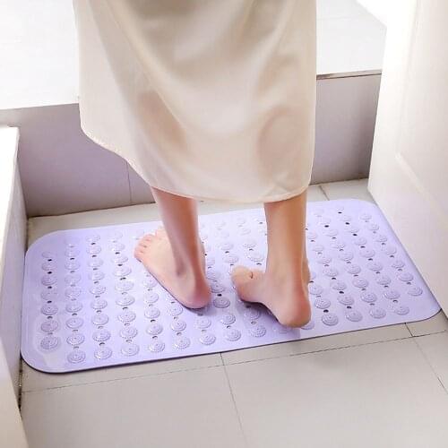 Bathroom Non-slip pad Simple wild Solid color practical shower large with suction cup massage mat toilet interval water mat