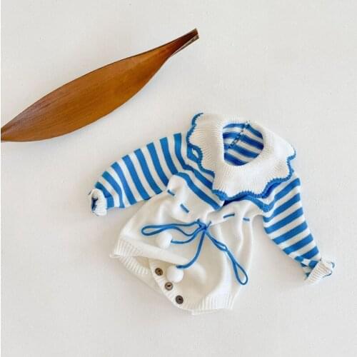 Baby Girls Autumn Winter Clothes Long Sleeve Casual Newborn 0-24m Kids Girls Clothing Bodysuit Toddler Girls Sweater Clothes