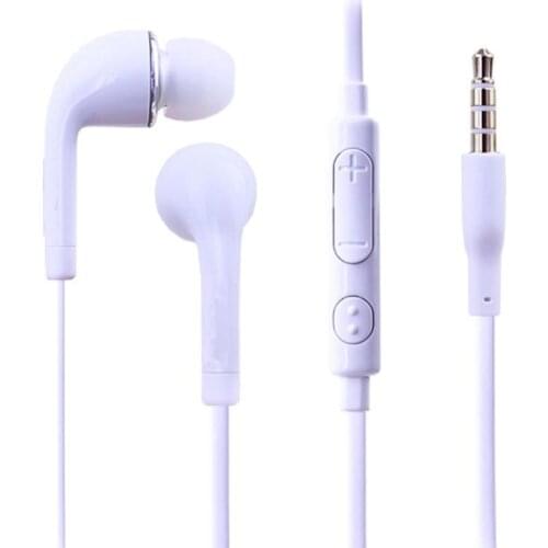 3.5mm In-Ear Wired Earphone Android Samsung Earphones S4 Headsets With Built-in Microphone For Smartphones With Free Gift