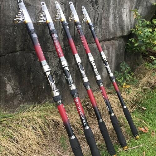 GHOTDA Carbon Fiber 2.1M 2.4M 2.7M 3.0M 3.6M Telescopic Fishing Rod Carp Feeder Fishing Pole