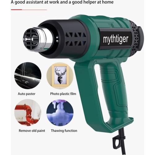 EU PLUG 220V 60-600 degree Shrink wrapping Thermoregulator Heat gun Soldering hot air gun Air dryer for soldering Heat shrink