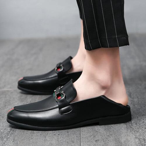 Casual Shoes Men Mens Shoes Formal Leather Loafers Casual Breathable Men Dress Driving Male Shoe Fashion Mens Large Size