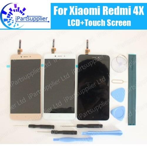 For Xiaomi Redmi 4X LCD Display+Touch Screen 100% Tested LCD Digitizer Glass Panel Replacement For Xiaomi Redmi 4X