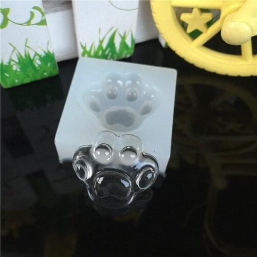 1pcs Dog footprints Cat claws Mould DIY Resin Necklace Pendant Craft Jewellery Making Mold Decoration jewelry