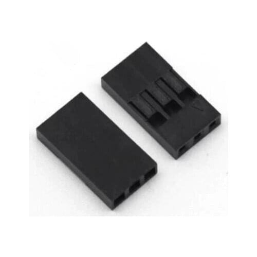 1000pcs Dupont Head 2.54mm 3P 1X3P Dupont Plastic Shell Pin Head Connector Jumper Wire Cable Housing Plug Female