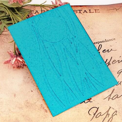 12.7*17.8CM plastic Line circle template craft card making paper card album wedding decoration clip Embossing folders