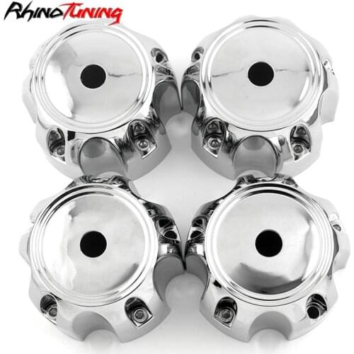 4Pcs 107mm Car Wheel Center Hub Caps For c-529-3 Chrome ABS Plastic Finished High Sliver Auto Accessories