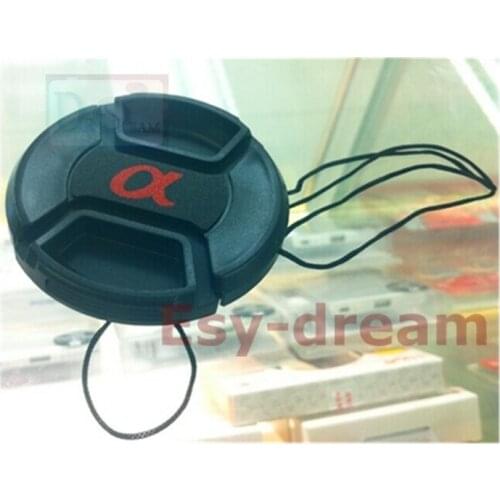 40.5 49 55 mm Lens Cap Alpha Cover for Sony NEX ILCE A6300 A6500 A7 A9 Lenses 40.5mm 49mm 55mm