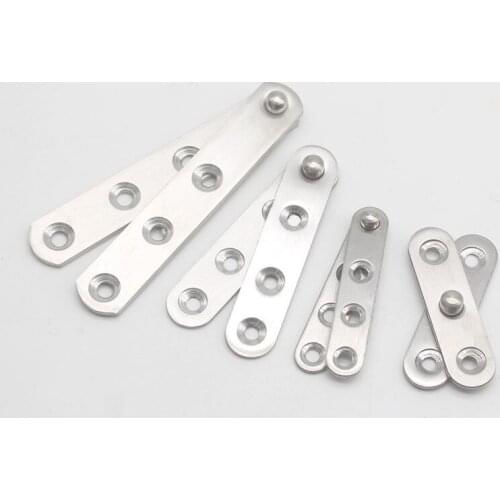 56/60/76/100mm Long 360 Degree Rotating Door Pivot Hinge Home Door,Tool Box,Cabinet Hardware Stainless Steel