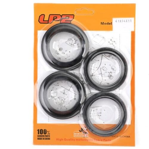 Areyourshop for Buell Lightning X1 1999-2002 2000 Thunderbolt S3 & S3T 1999-2000 Front Fork Oil Seal Dust Cap Repair Rebuild Kit