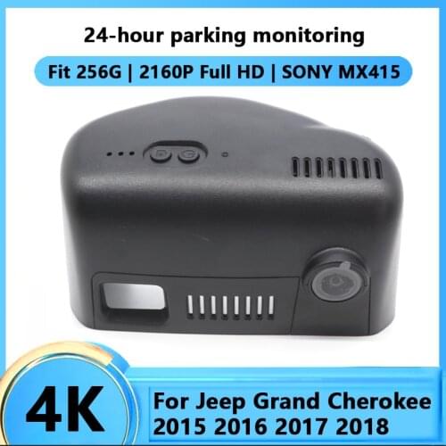 Car Wifi DVR Driving Video Recorder Car Front Dash Camera Cam For Jeep Grand Cherokee 2015 2016 2017 2018 Night Vision HD 2160P