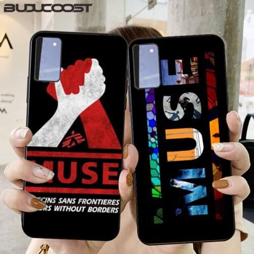 Reall Muse Band Lyrics Music Songs Phone Case for Samsung Galaxy S10 Plus S10E S6 S7 edge S8 S9 Plus S10lite S20 Plus S20 Ultra