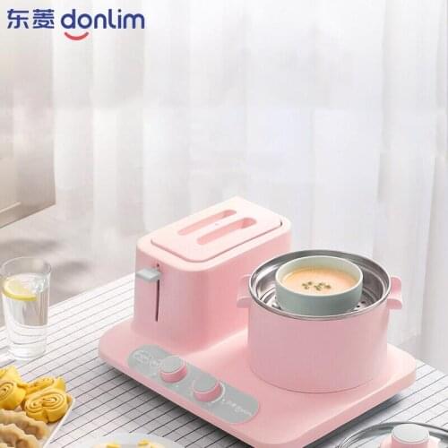 Donlim bread machine toaster multi-purpose pot multi-function pot breakfast sandwich machine toast bread frying pan boiled egg