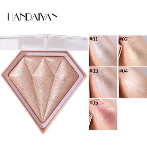 HANDAIYAN Illuminator Shimmer Highlighter Facial Palette Powder Makeup Glow Contour Shimmer Face Body Base Cosmetics T1059