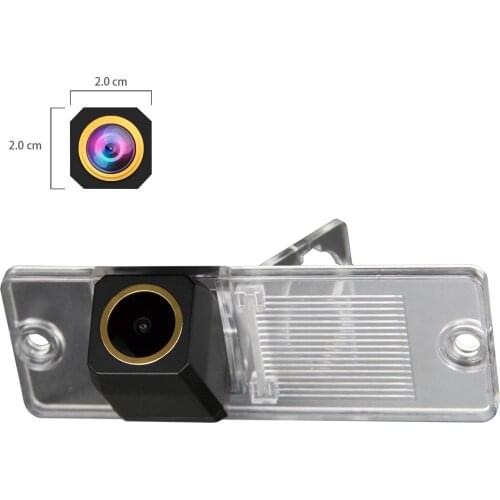Misayaee Golden HD Car Rear View Reverse Camera Plate Light for Mitsubishi Triton L200 Hunter Sportero Strada MK3