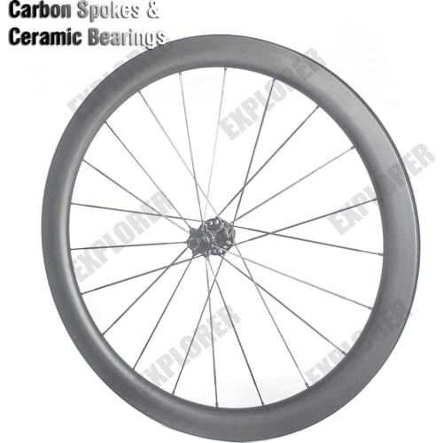 FIERCE Carbon-Wheelset Carbon Spokes 30/50mm Depth CHOSEN Ceramic Bearings 700C Disc Brake Racing Bike Wheel Bicycle Wheels