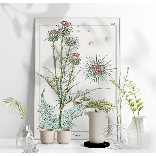 Eugene Grasset Heaveninawildflower Exhibition Museum Poster, Art Nouveau Style Canvas Painting, Vintage Wall Art Home Decor Gift