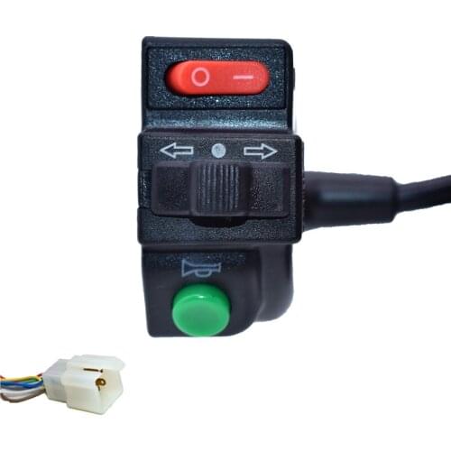 22mm Electric Bicycle Horn Left and right signal lights Headlight Switch Button Motorcycle Scooter Bike Plastic Horn Accessories