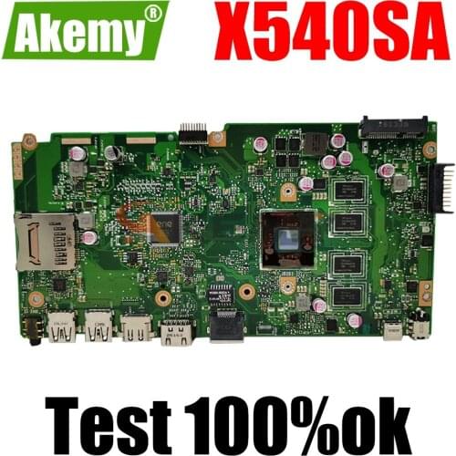 AKEMY X540SA MB Laptop Motherboard For ASUS VivoBook X540SA X540SAA Original Mainboard