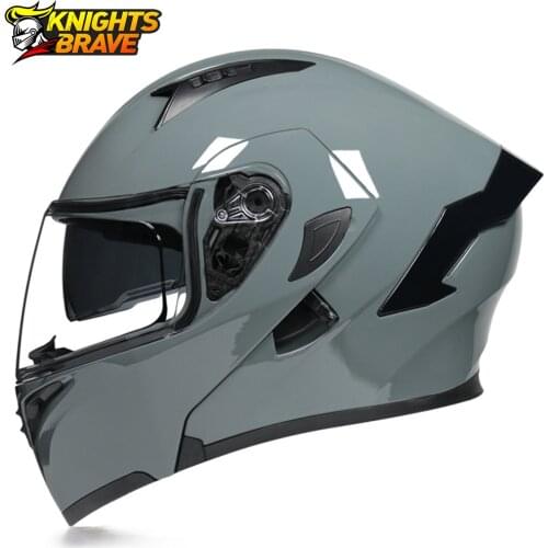 Motorcycle Helmet Men Flip Up Casco Moto Racing Modular Dual Lens Motocross Moto Helmet Full Face Helmets Capacete Casque DOT