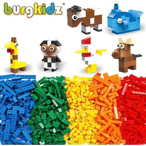 Kids Classic Building Blocks Set City Bricks Toy For Children Educational Bulk Desiner Bricks Construction Toy Blocks Base Plate