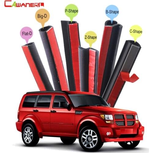 Cawanerl Car Accessories Seal Sealing Strip Kit Weatherstrip Noise Control For Dodge Nitro Durango Limited Journey Caliber