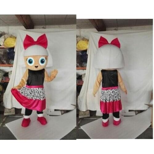 New arrival Foam Adult cute doll Pink Dress Girl mascot fancy dress suit costumes cartoon party costumes adult size