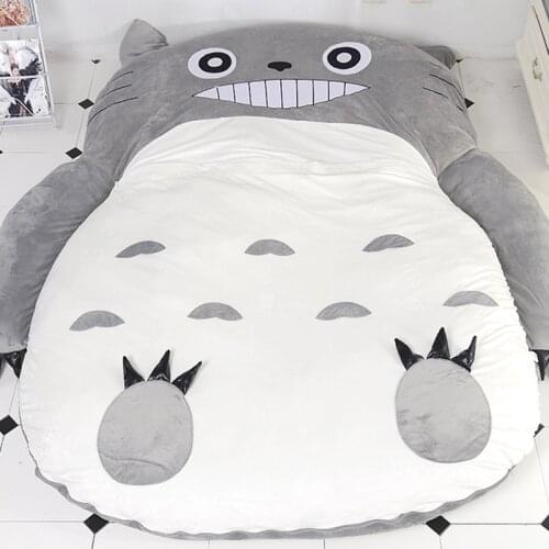 New Cartoon mattress Totoro lazy sofa bed Suitable for children tatami mats Lovely creative bedroom Foldable sofa bed mattresses