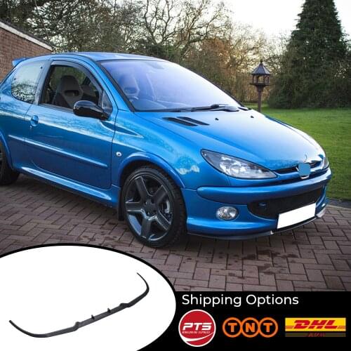 For PEUGEOT 206 CUPRA R FRONT SPOILER BUMPER LIP Euro Spoiler Lip Universal 3 pcs Body Kit