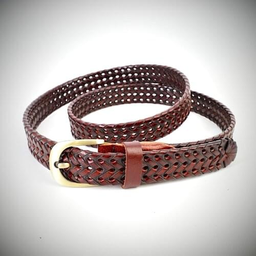Bonded leather belt