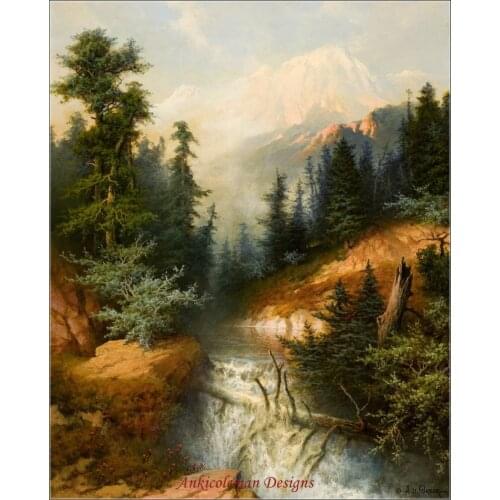 Needlework for embroidery DIY DMC High Quality - Counted Cross Stitch Kits 14 ct Oil painting - The Glory of Nature