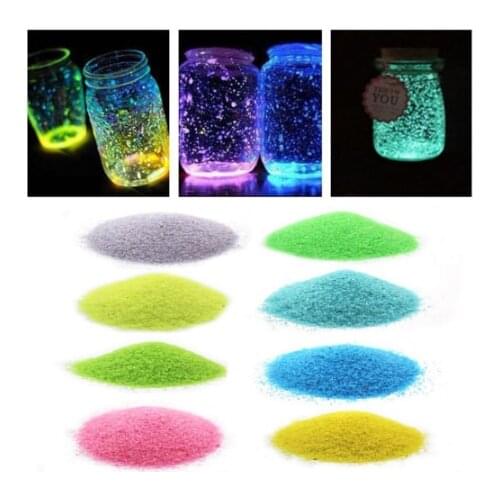 Glow-in-the-dark sand flower Cambodia diy handcraft environmental protection non-radiation sand star bottle glow