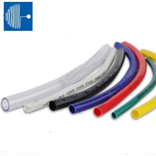 TRIUMPHCABLE PVC tube 1M/2M OD3mm to 6mm Apply Totransformer Home appliances Car Mechanical Toy Wear and corrosion resistance
