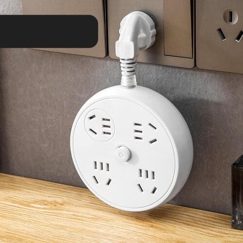 Power Strip Surge Protector with Retractable Cord Smart USB Port Extension Cord Portable for Travel Home Office GDeals