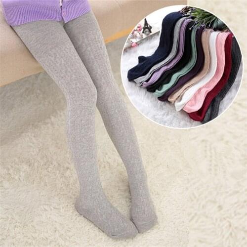 2019 Spring Girls Tights Patchwork Baby Girl Pantyhose Knitted Cotton Cute kids Candy Stocking Cotton Warm Tights