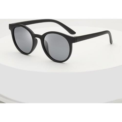 Vintage Round Children Polarized Sunglasses Boys And Girls Anti-Reflective Sun Glasses Kids Plastic Glasses Frame Uv400