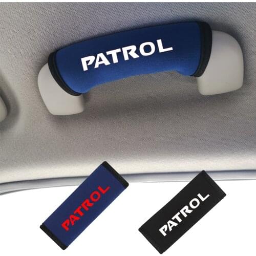 Stylish auto interior roof handrail protector cover for Nissan Patrol