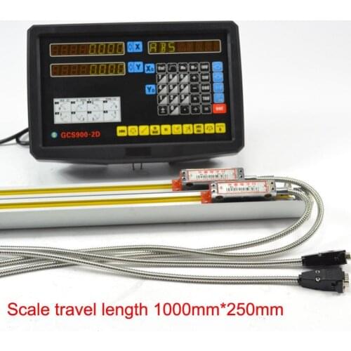 2 Axis Digital Readout With 2 Linear Scale Travel 1000mm And 250mm US EU Stock