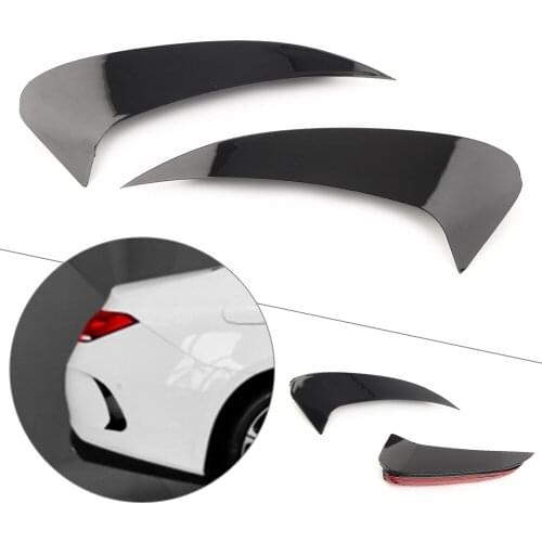 2PCS Car Rear Bumper Splitters Bodykit Fins For Mercedes Benz C257 CLS CLS450 CLS53 AMG 2018 2019 2020