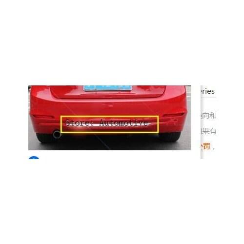 Car auto accessories rear trunk trim tail door lid trim For bmw 3 Series F30 320 328 abs chrome 1pc per set 2013 2014 2015 2016