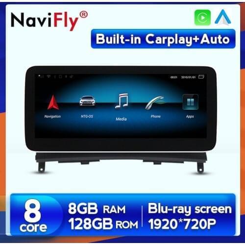 Android 10 12.5inch 10.25inch Carplay 4G LTE Car Multimedia for Mercedes BENZ C W204 C180 C200 C220 2008-2014 NTG 4.0 4.5