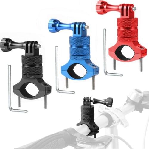 BGNing bicicleta montaje giratorio montura de manillar de bicicleta soporte adaptador soporte para Gopro Hero 5 6 7 SJ6000 Xiaoy