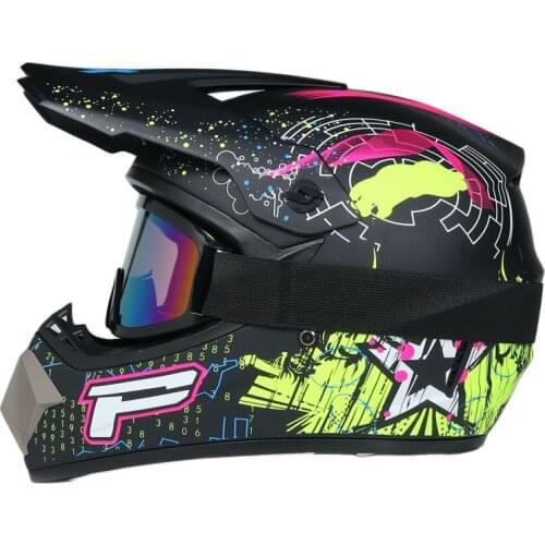 Children Casco Racing route Casque Motocross Professional Moto Helmet hors Capacete Moto Motorcycle Off-road Cartoon Casque Casq